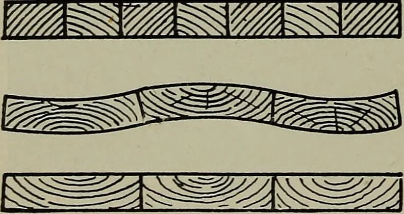 An illustration from Modern cabinetwork, furniture & fitments; an account of the theory & practice in the production of all kinds of cabinetwork & furniture, with chapters on the growth and progress of design and construction;, 1910, leaf 119