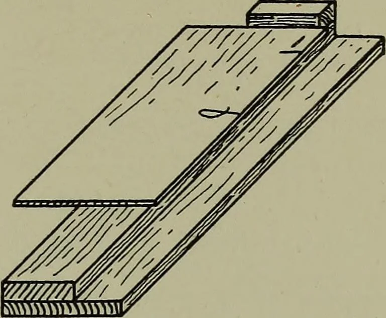 An illustration from Modern cabinetwork, furniture & fitments; an account of the theory & practice in the production of all kinds of cabinetwork & furniture, with chapters on the growth and progress of design and construction;, 1910, leaf 120