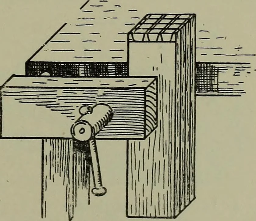 An illustration from Modern cabinetwork, furniture & fitments; an account of the theory & practice in the production of all kinds of cabinetwork & furniture, with chapters on the growth and progress of design and construction;, 1910, leaf 124