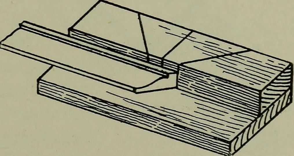 An illustration from Modern cabinetwork, furniture & fitments; an account of the theory & practice in the production of all kinds of cabinetwork & furniture, with chapters on the growth and progress of design and construction;, 1910, leaf 126