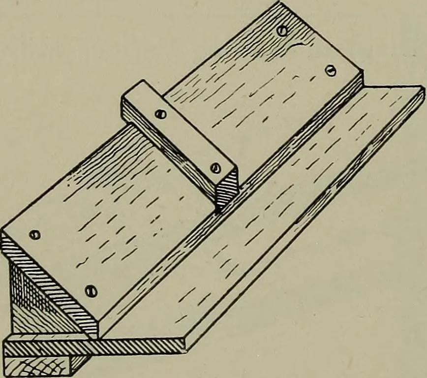 An illustration from Modern cabinetwork, furniture & fitments; an account of the theory & practice in the production of all kinds of cabinetwork & furniture, with chapters on the growth and progress of design and construction;, 1910, leaf 127