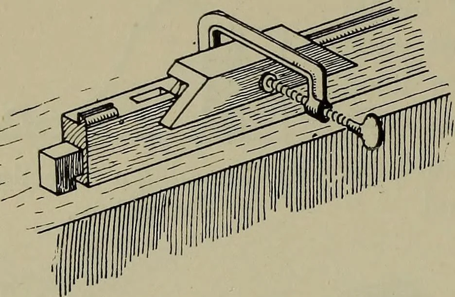 An illustration from Modern cabinetwork, furniture & fitments; an account of the theory & practice in the production of all kinds of cabinetwork & furniture, with chapters on the growth and progress of design and construction;, 1910, leaf 129