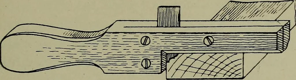 An illustration from Modern cabinetwork, furniture & fitments; an account of the theory & practice in the production of all kinds of cabinetwork & furniture, with chapters on the growth and progress of design and construction;, 1910, leaf 130