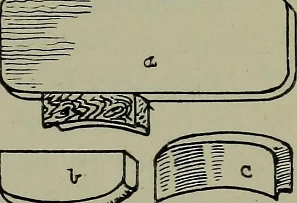 An illustration from Modern cabinetwork, furniture & fitments; an account of the theory & practice in the production of all kinds of cabinetwork & furniture, with chapters on the growth and progress of design and construction;, 1910, leaf 130