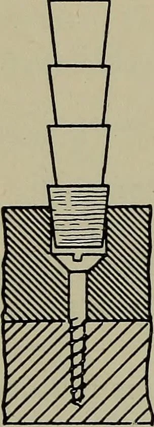 An illustration from Modern cabinetwork, furniture & fitments; an account of the theory & practice in the production of all kinds of cabinetwork & furniture, with chapters on the growth and progress of design and construction;, 1910, leaf 133