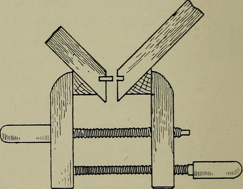An illustration from Modern cabinetwork, furniture & fitments; an account of the theory & practice in the production of all kinds of cabinetwork & furniture, with chapters on the growth and progress of design and construction;, 1910, leaf 135
