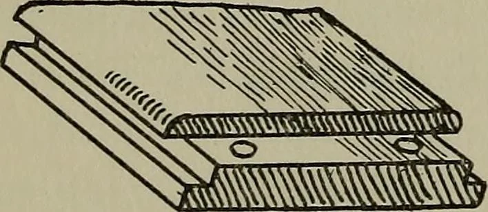 An illustration from Modern cabinetwork, furniture & fitments; an account of the theory & practice in the production of all kinds of cabinetwork & furniture, with chapters on the growth and progress of design and construction;, 1910, leaf 141