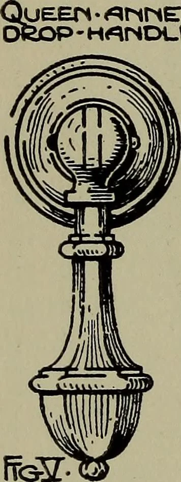 An illustration from Modern cabinetwork, furniture & fitments; an account of the theory & practice in the production of all kinds of cabinetwork & furniture, with chapters on the growth and progress of design and construction;, 1910, leaf 183