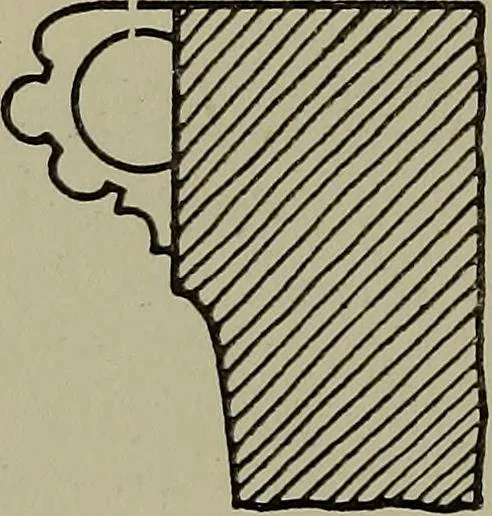 An illustration from Modern cabinetwork, furniture & fitments; an account of the theory & practice in the production of all kinds of cabinetwork & furniture, with chapters on the growth and progress of design and construction;, 1910, leaf 203