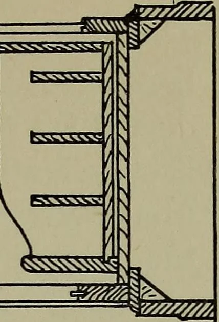 An illustration from Modern cabinetwork, furniture & fitments; an account of the theory & practice in the production of all kinds of cabinetwork & furniture, with chapters on the growth and progress of design and construction;, 1910, leaf 220