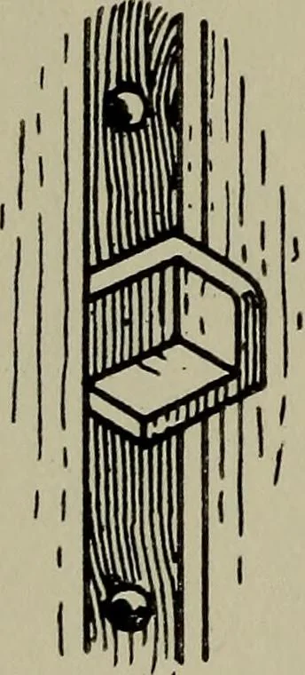 An illustration from Modern cabinetwork, furniture & fitments; an account of the theory & practice in the production of all kinds of cabinetwork & furniture, with chapters on the growth and progress of design and construction;, 1910, leaf 235