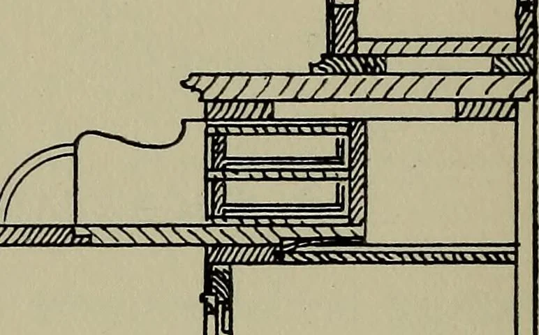 An illustration from Modern cabinetwork, furniture & fitments; an account of the theory & practice in the production of all kinds of cabinetwork & furniture, with chapters on the growth and progress of design and construction;, 1910, leaf 239