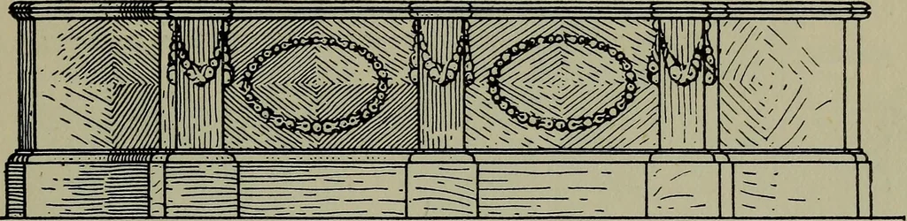 An illustration from Modern cabinetwork, furniture & fitments; an account of the theory & practice in the production of all kinds of cabinetwork & furniture, with chapters on the growth and progress of design and construction;, 1910, leaf 240