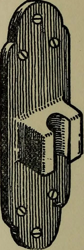An illustration from Modern cabinetwork, furniture & fitments; an account of the theory & practice in the production of all kinds of cabinetwork & furniture, with chapters on the growth and progress of design and construction;, 1910, leaf 253