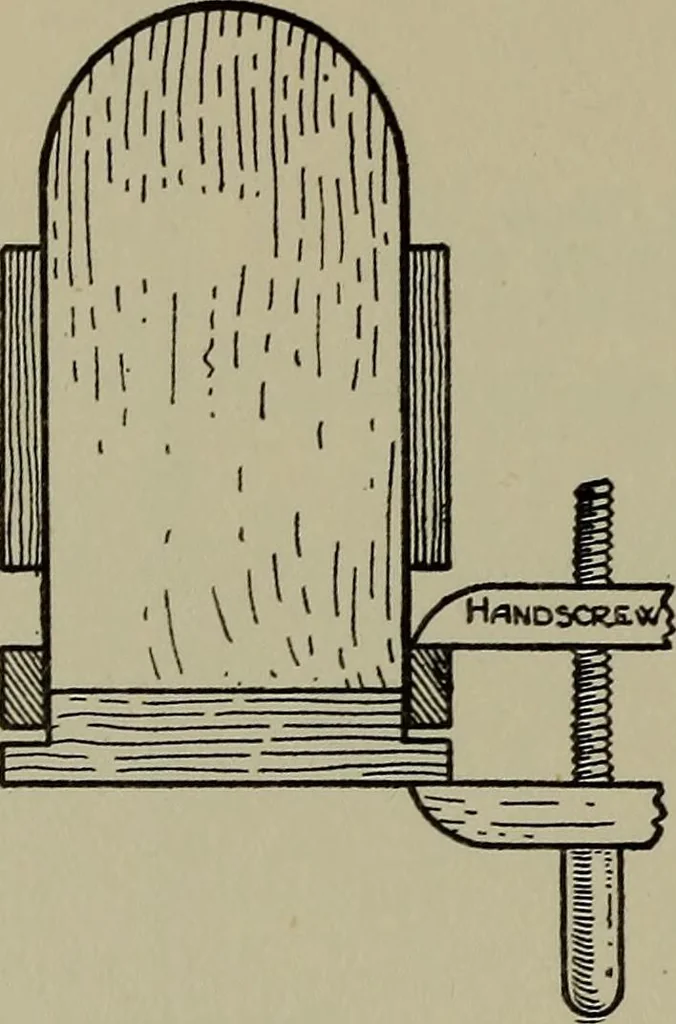 An illustration from Modern cabinetwork, furniture & fitments; an account of the theory & practice in the production of all kinds of cabinetwork & furniture, with chapters on the growth and progress of design and construction;, 1910, leaf 257