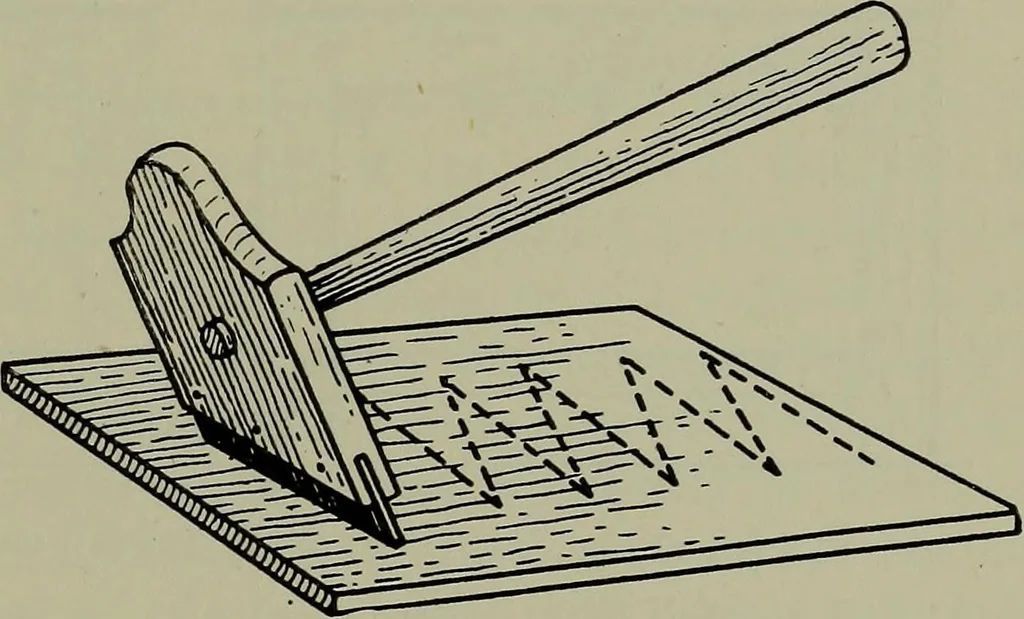 An illustration from Modern cabinetwork, furniture & fitments; an account of the theory & practice in the production of all kinds of cabinetwork & furniture, with chapters on the growth and progress of design and construction;, 1910, leaf 284