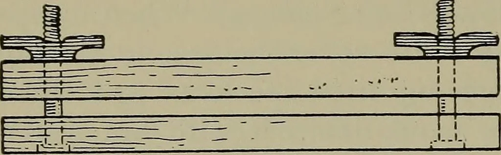 An illustration from Modern cabinetwork, furniture & fitments; an account of the theory & practice in the production of all kinds of cabinetwork & furniture, with chapters on the growth and progress of design and construction;, 1910, leaf 285