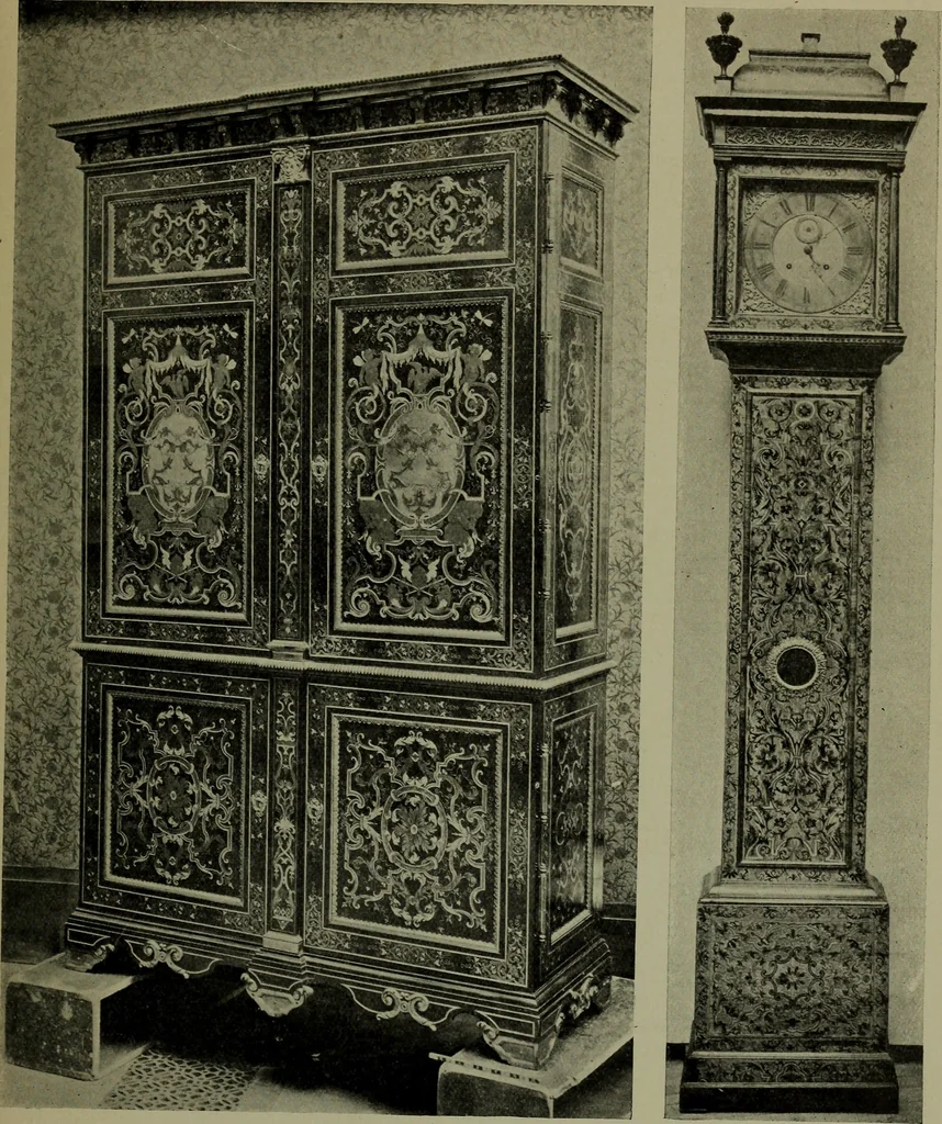 An illustration from Modern cabinetwork, furniture & fitments; an account of the theory & practice in the production of all kinds of cabinetwork & furniture, with chapters on the growth and progress of design and construction;, 1910, leaf 294