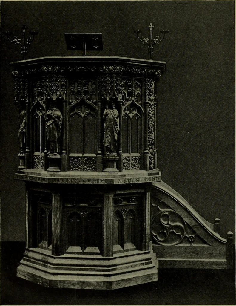 An illustration from Modern cabinetwork, furniture & fitments; an account of the theory & practice in the production of all kinds of cabinetwork & furniture, with chapters on the growth and progress of design and construction;, 1910, leaf 324