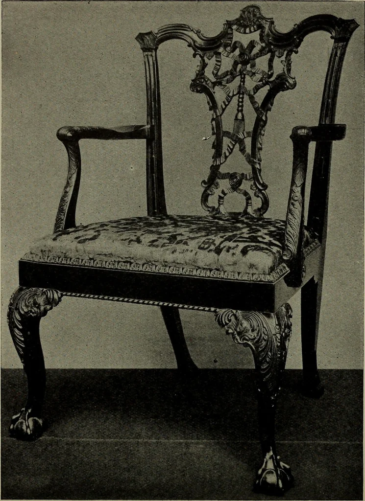 An illustration from Modern cabinetwork, furniture & fitments; an account of the theory & practice in the production of all kinds of cabinetwork & furniture, with chapters on the growth and progress of design and construction;, 1910, leaf 329