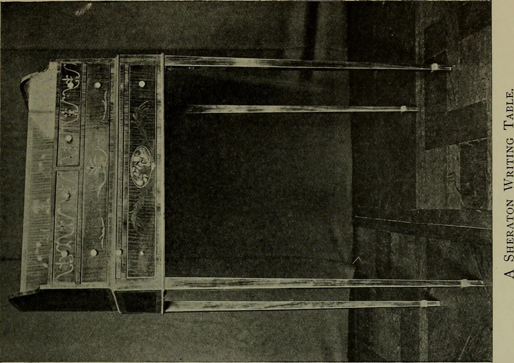 An illustration from Modern cabinetwork, furniture & fitments; an account of the theory & practice in the production of all kinds of cabinetwork & furniture, with chapters on the growth and progress of design and construction;, 1910, leaf 332
