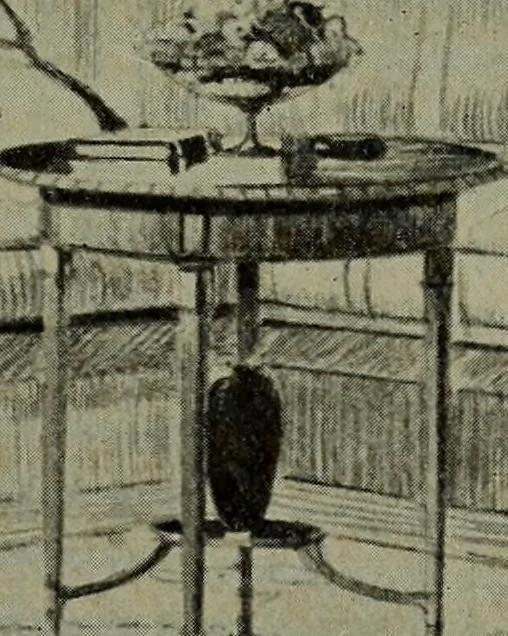 An illustration from Modern cabinetwork, furniture & fitments; an account of the theory & practice in the production of all kinds of cabinetwork & furniture, with chapters on the growth and progress of design and construction;, 1910, leaf 346