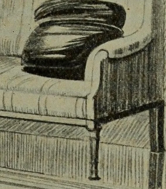 An illustration from Modern cabinetwork, furniture & fitments; an account of the theory & practice in the production of all kinds of cabinetwork & furniture, with chapters on the growth and progress of design and construction;, 1910, leaf 346