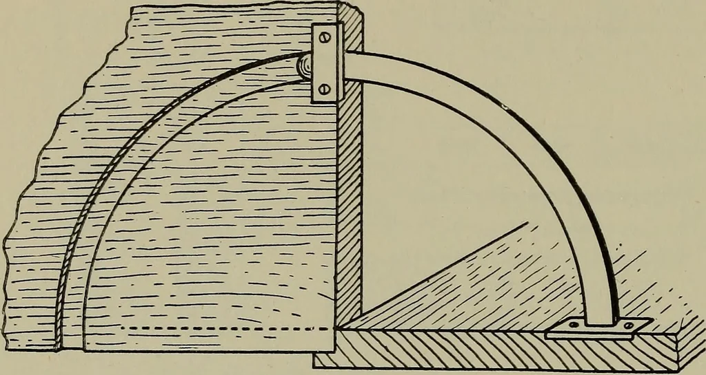 An illustration from Modern cabinetwork, furniture & fitments; an account of the theory & practice in the production of all kinds of cabinetwork & furniture, with chapters on the growth and progress of design and construction;, 1910, leaf 353
