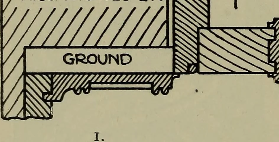 An illustration from Modern cabinetwork, furniture & fitments; an account of the theory & practice in the production of all kinds of cabinetwork & furniture, with chapters on the growth and progress of design and construction;, 1910, leaf 375