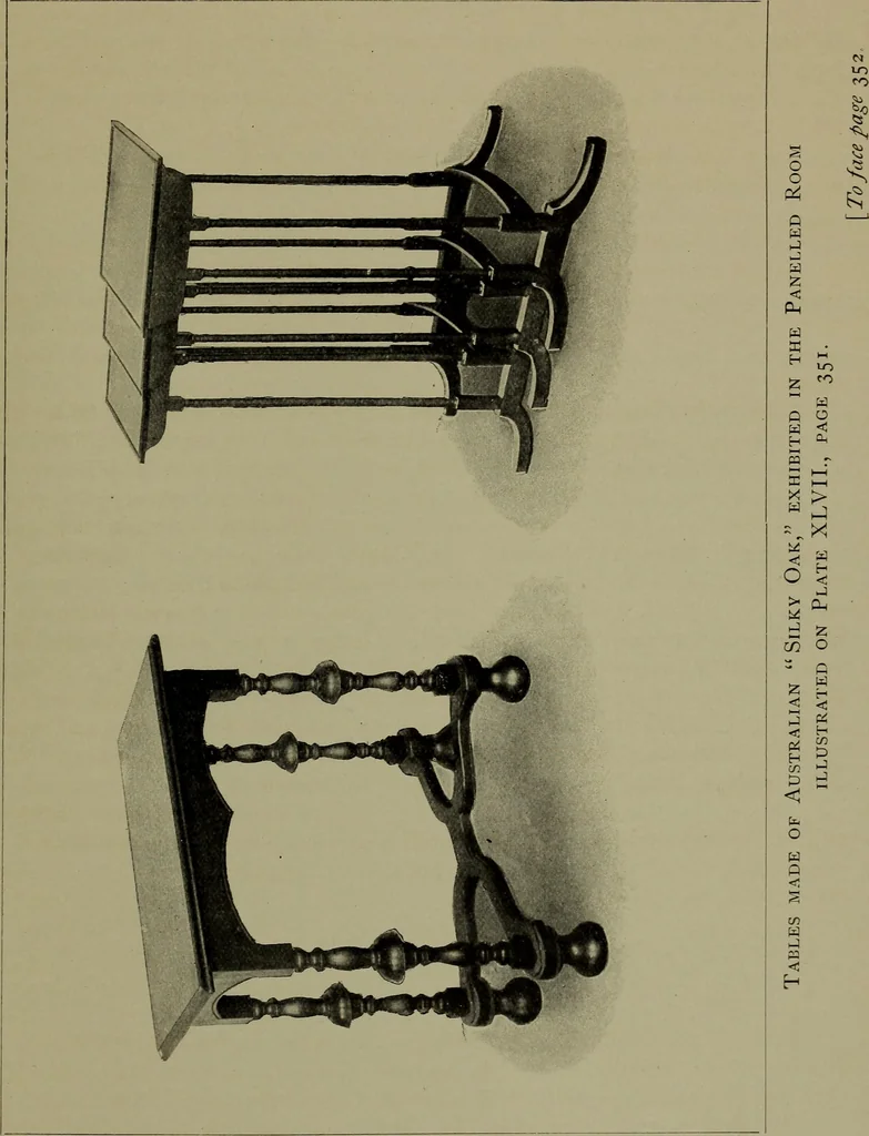 An illustration from Modern cabinetwork, furniture & fitments; an account of the theory & practice in the production of all kinds of cabinetwork & furniture, with chapters on the growth and progress of design and construction;, 1910, leaf 468