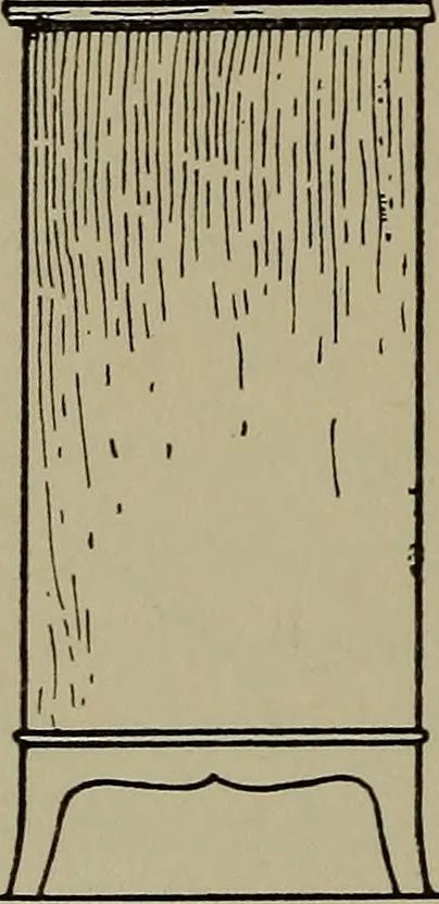 An illustration from Modern cabinetwork, furniture & fitments; an account of the theory & practice in the production of all kinds of cabinetwork & furniture, with chapters on the growth and progress of design and construction;, 1910, leaf 53