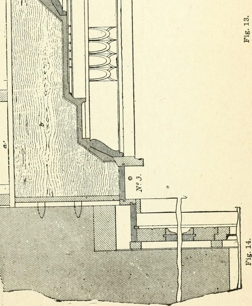 An illustration from Modern carpentry and joinery : being a compilation of the very best things and most modern and practical methods known in the arts of carpentry and joinery, 1910, leaf 152