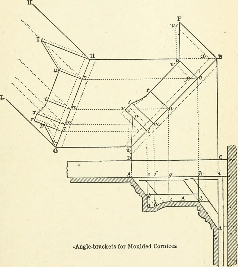 An illustration from Modern carpentry and joinery : being a compilation of the very best things and most modern and practical methods known in the arts of carpentry and joinery, 1910, leaf 158