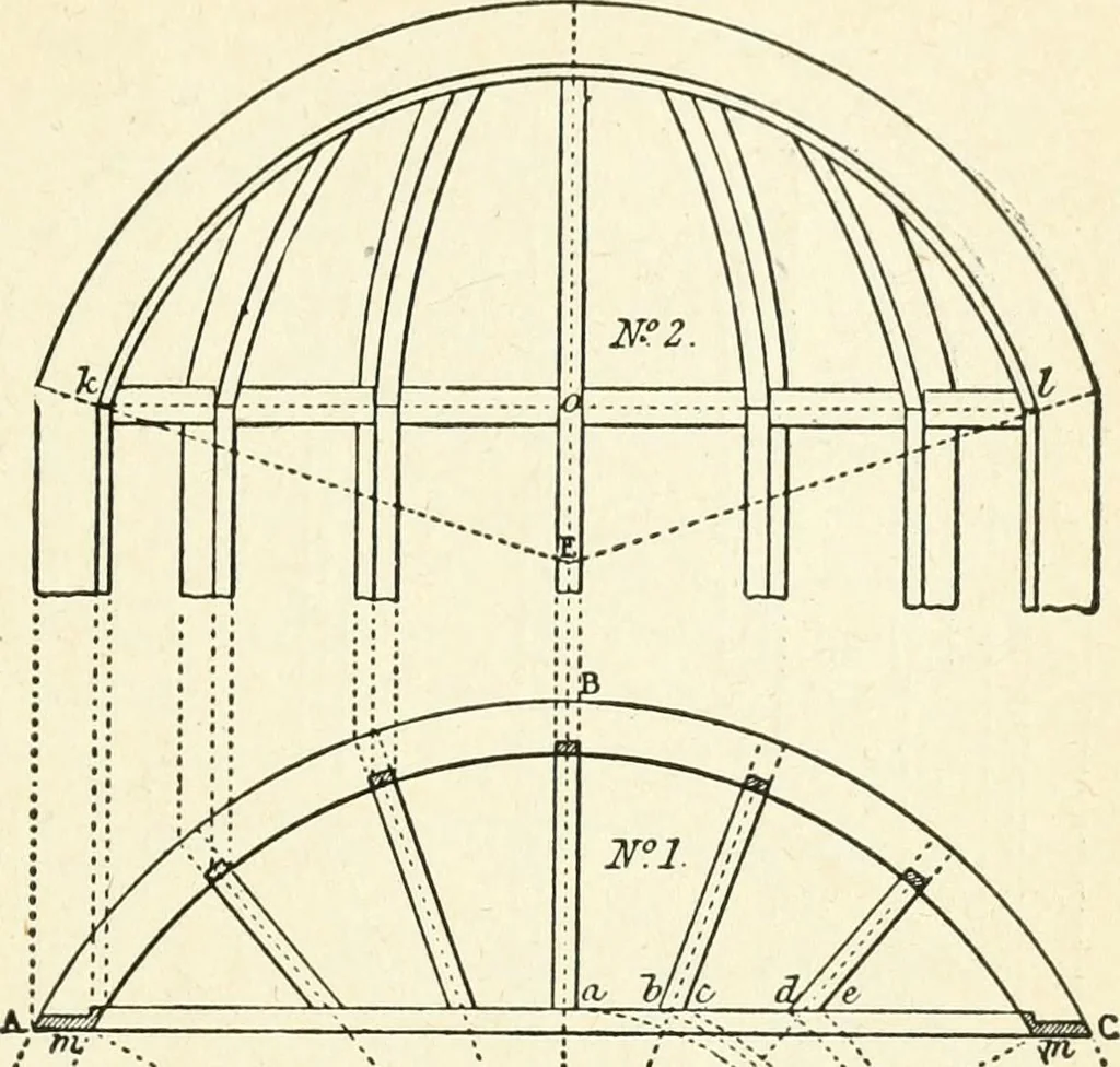 An illustration from Modern carpentry and joinery : being a compilation of the very best things and most modern and practical methods known in the arts of carpentry and joinery, 1910, leaf 164