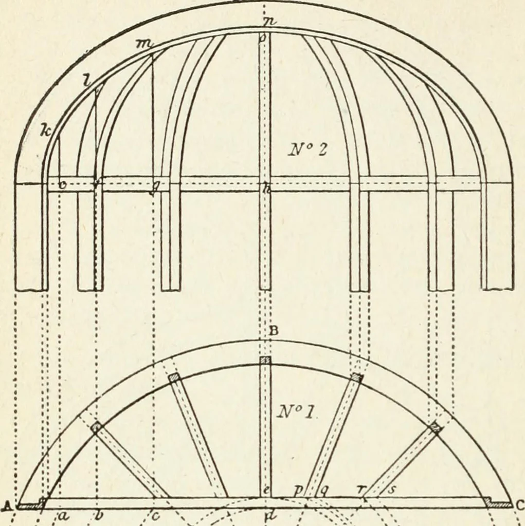 An illustration from Modern carpentry and joinery : being a compilation of the very best things and most modern and practical methods known in the arts of carpentry and joinery, 1910, leaf 165