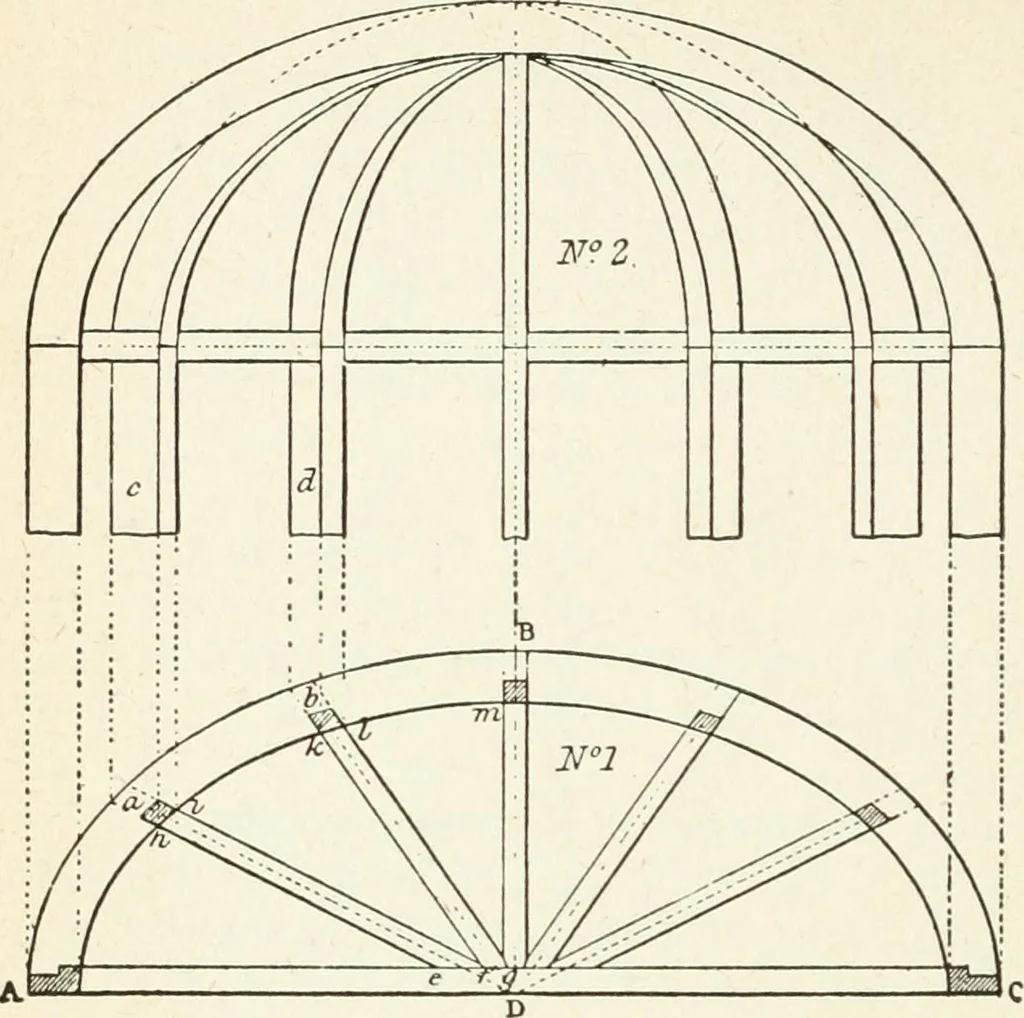 An illustration from Modern carpentry and joinery : being a compilation of the very best things and most modern and practical methods known in the arts of carpentry and joinery, 1910, leaf 167