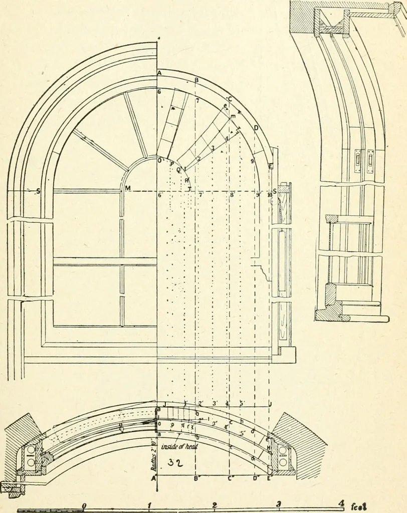 An illustration from Modern carpentry and joinery : being a compilation of the very best things and most modern and practical methods known in the arts of carpentry and joinery, 1910, leaf 172