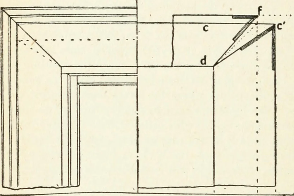 An illustration from Modern carpentry and joinery : being a compilation of the very best things and most modern and practical methods known in the arts of carpentry and joinery, 1910, leaf 181