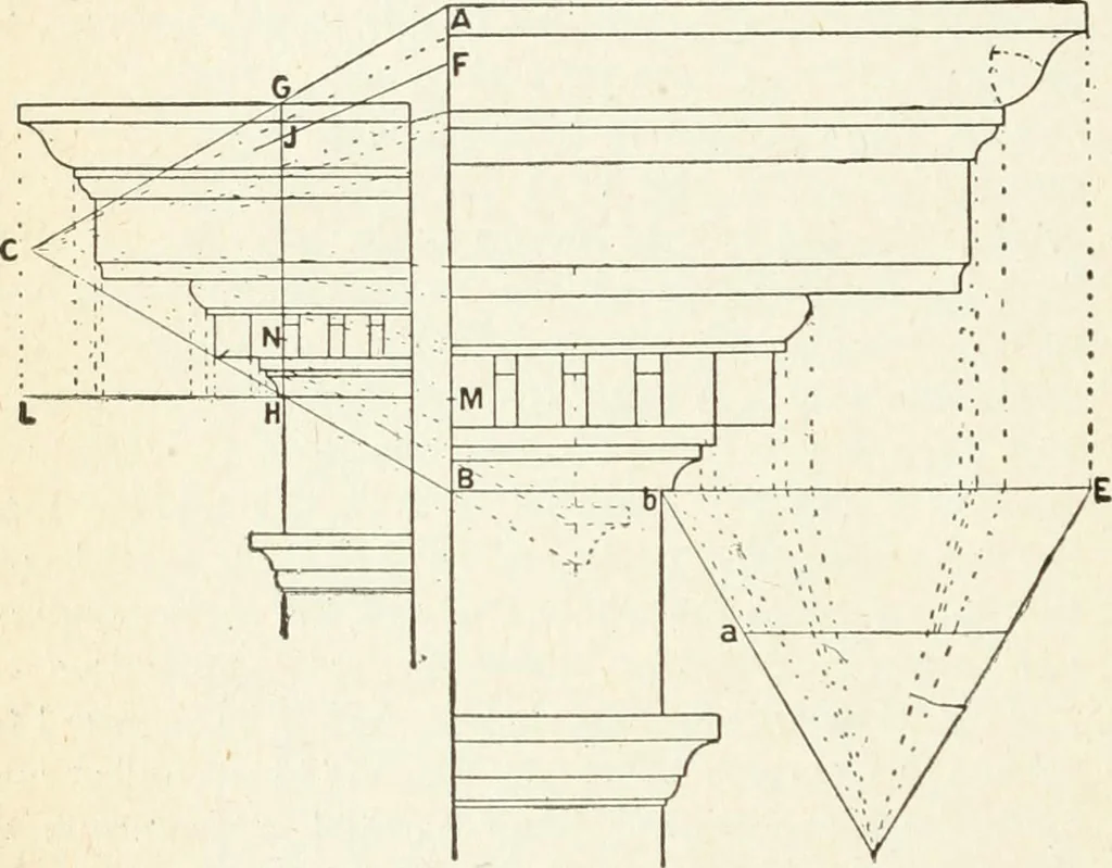 An illustration from Modern carpentry and joinery : being a compilation of the very best things and most modern and practical methods known in the arts of carpentry and joinery, 1910, leaf 185