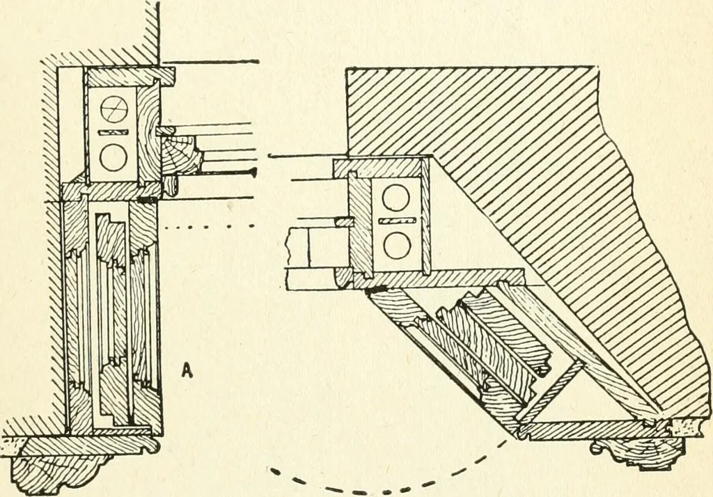 An illustration from Modern carpentry and joinery : being a compilation of the very best things and most modern and practical methods known in the arts of carpentry and joinery, 1910, leaf 196