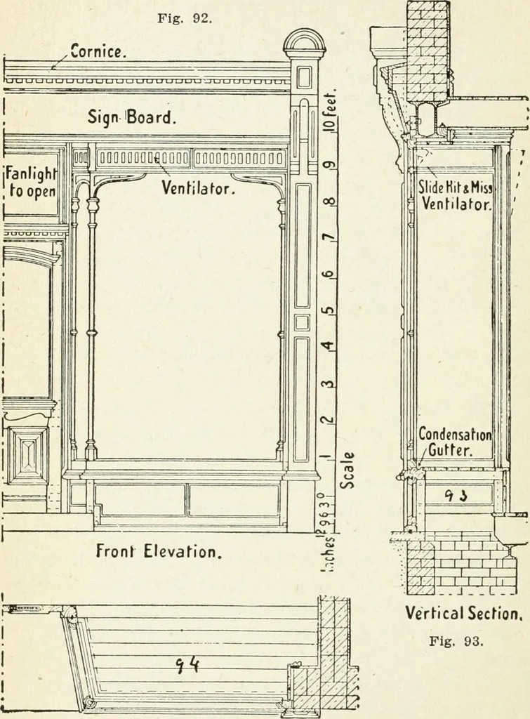 An illustration from Modern carpentry and joinery : being a compilation of the very best things and most modern and practical methods known in the arts of carpentry and joinery, 1910, leaf 225