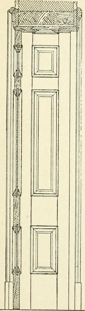 An illustration from Modern carpentry and joinery : being a compilation of the very best things and most modern and practical methods known in the arts of carpentry and joinery, 1910, leaf 280