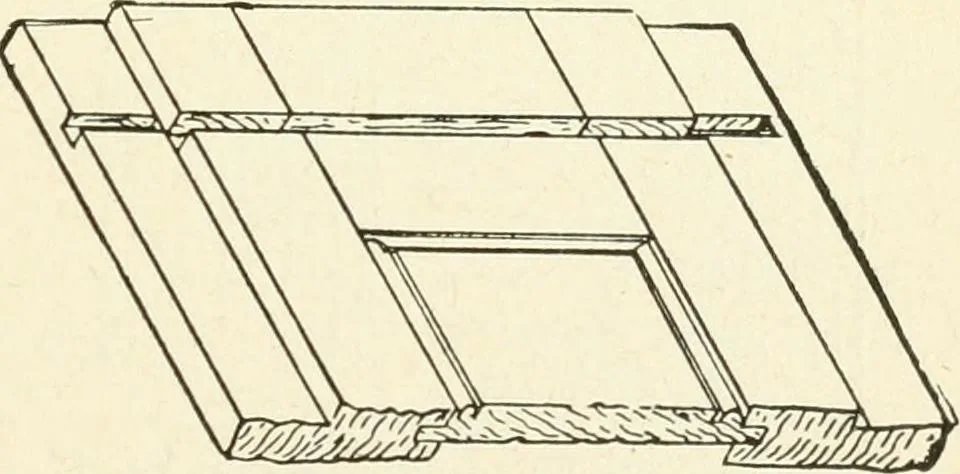 An illustration from Modern carpentry and joinery : being a compilation of the very best things and most modern and practical methods known in the arts of carpentry and joinery, 1910, leaf 294