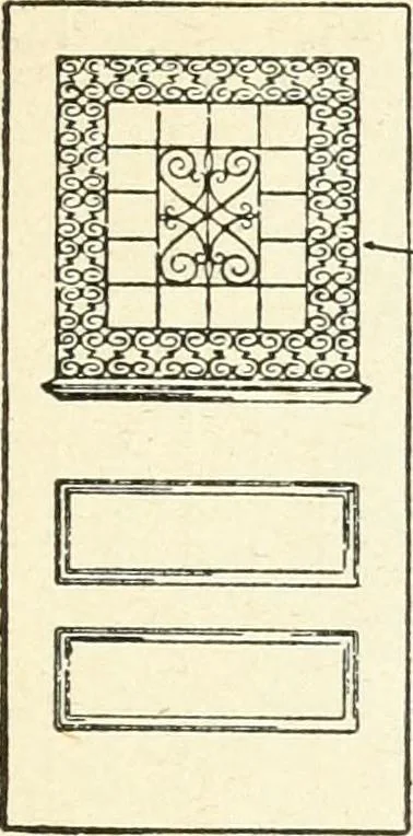 An illustration from Modern carpentry and joinery : being a compilation of the very best things and most modern and practical methods known in the arts of carpentry and joinery, 1910, leaf 304
