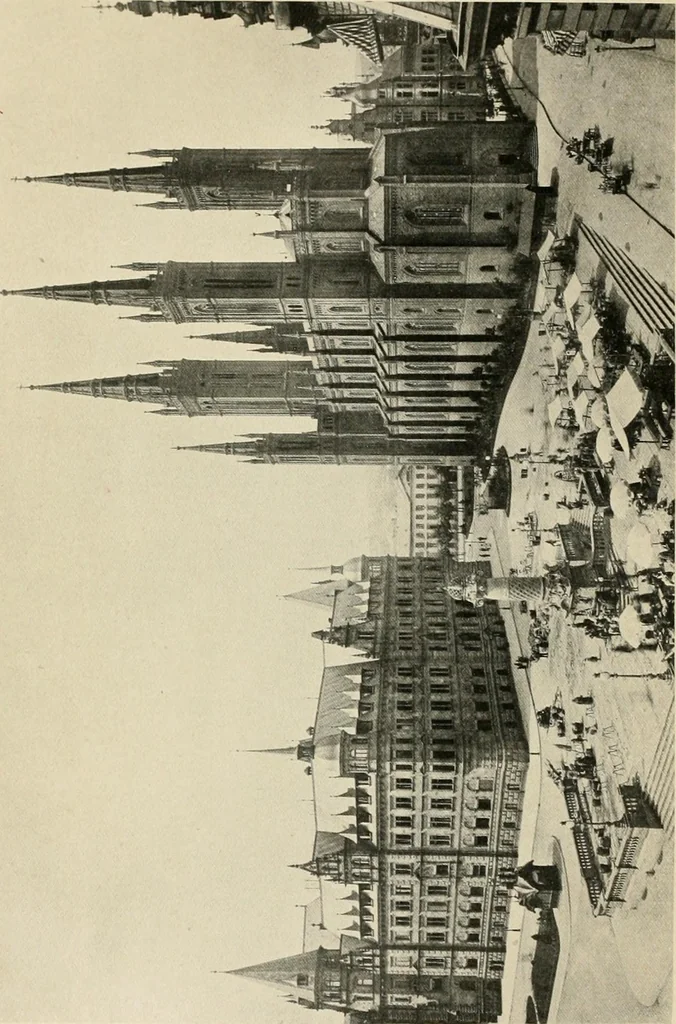 An illustration from Modern city planning and maintenance, 1914, leaf 101