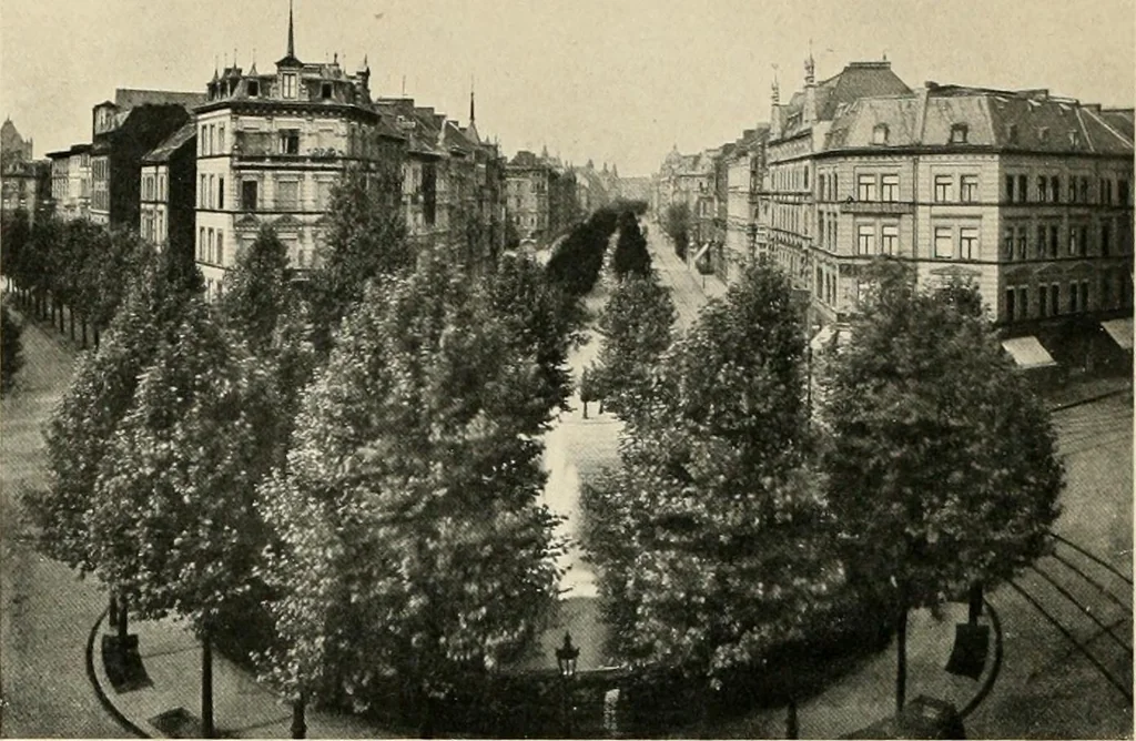 An illustration from Modern city planning and maintenance, 1914, leaf 135