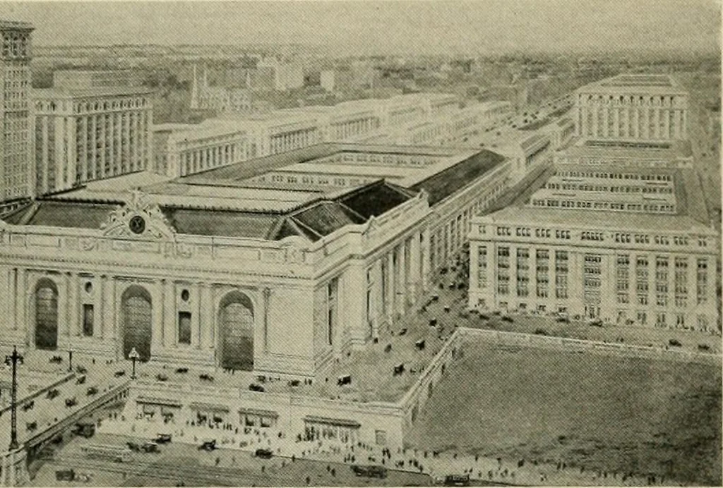 An illustration from Modern city planning and maintenance, 1914, leaf 166