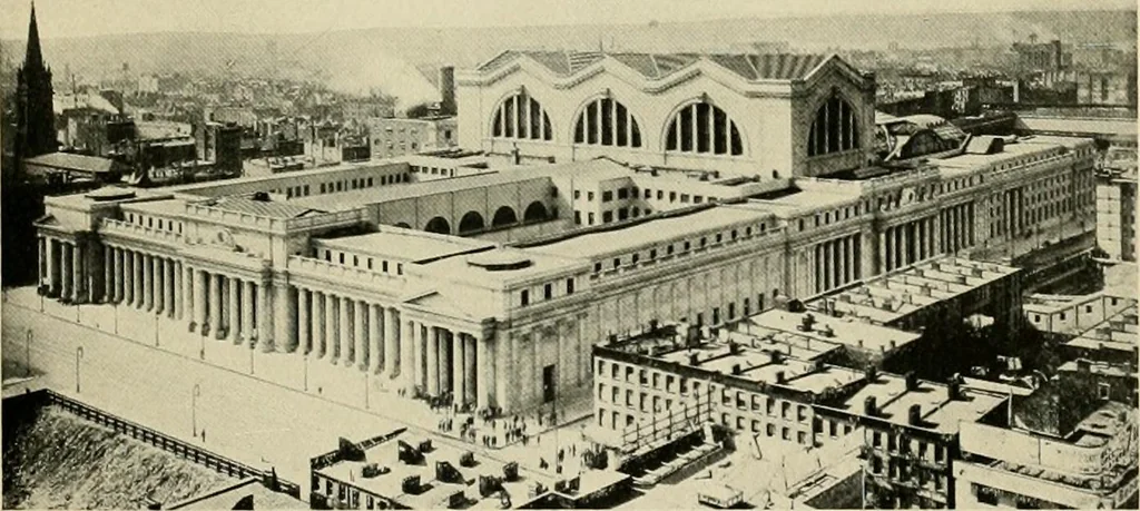 An illustration from Modern city planning and maintenance, 1914, leaf 166