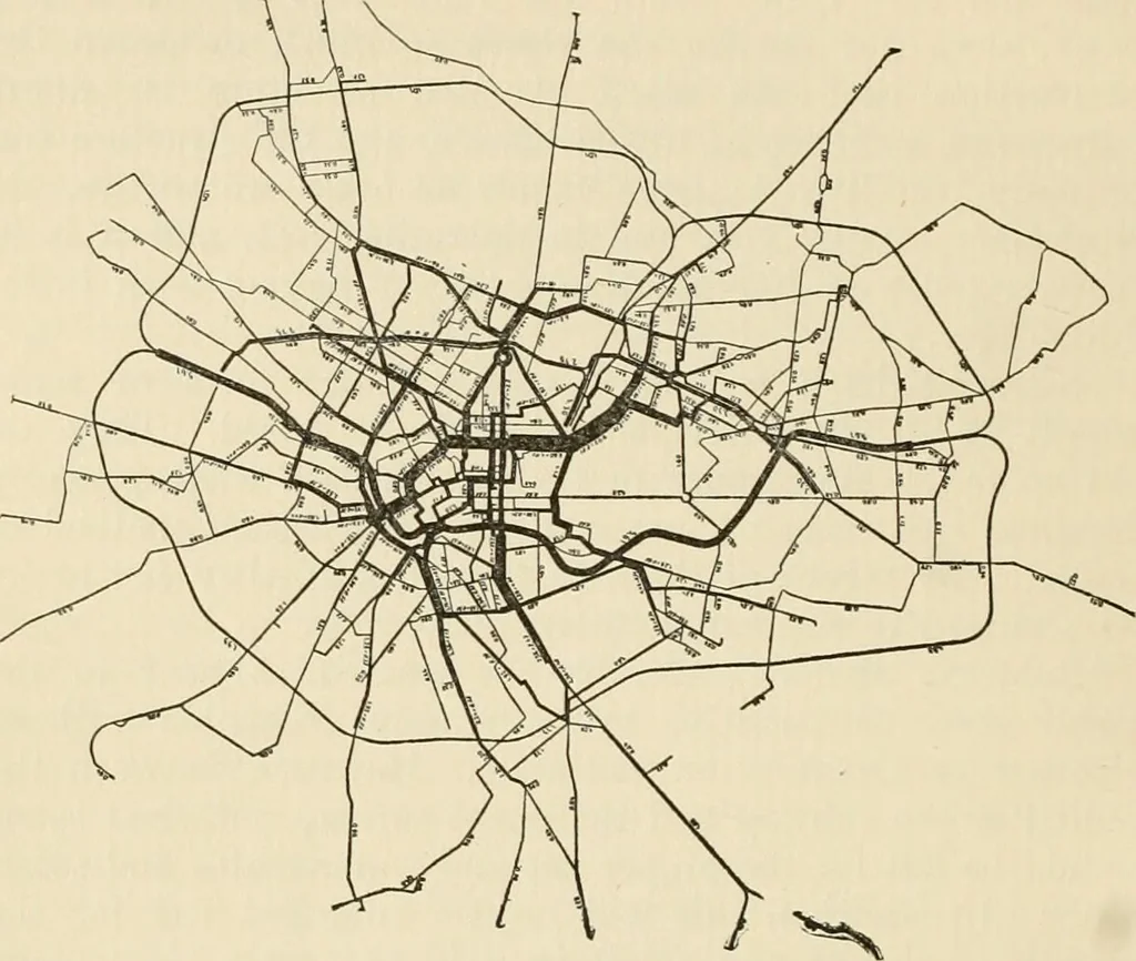 An illustration from Modern city planning and maintenance, 1914, leaf 173