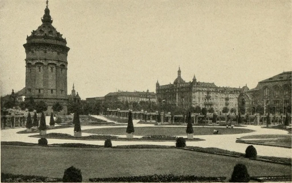 An illustration from Modern city planning and maintenance, 1914, leaf 193